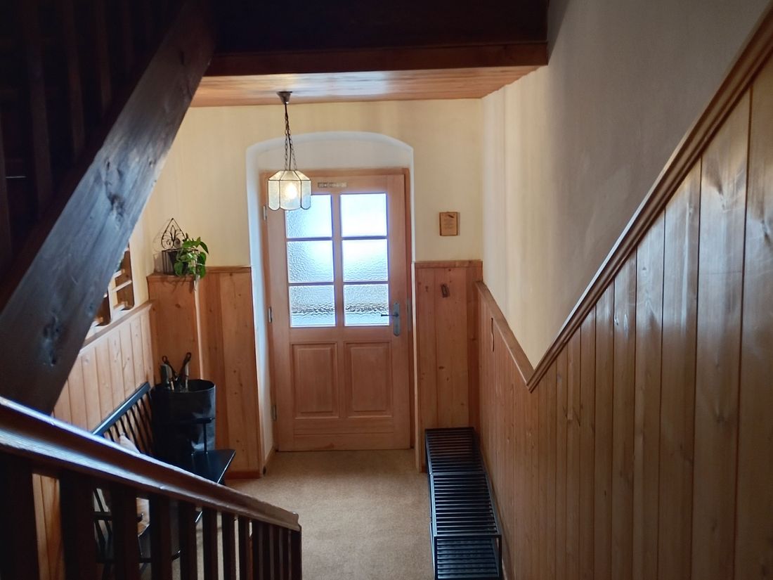 Eingangsbereich zum Schuhe ausziehen