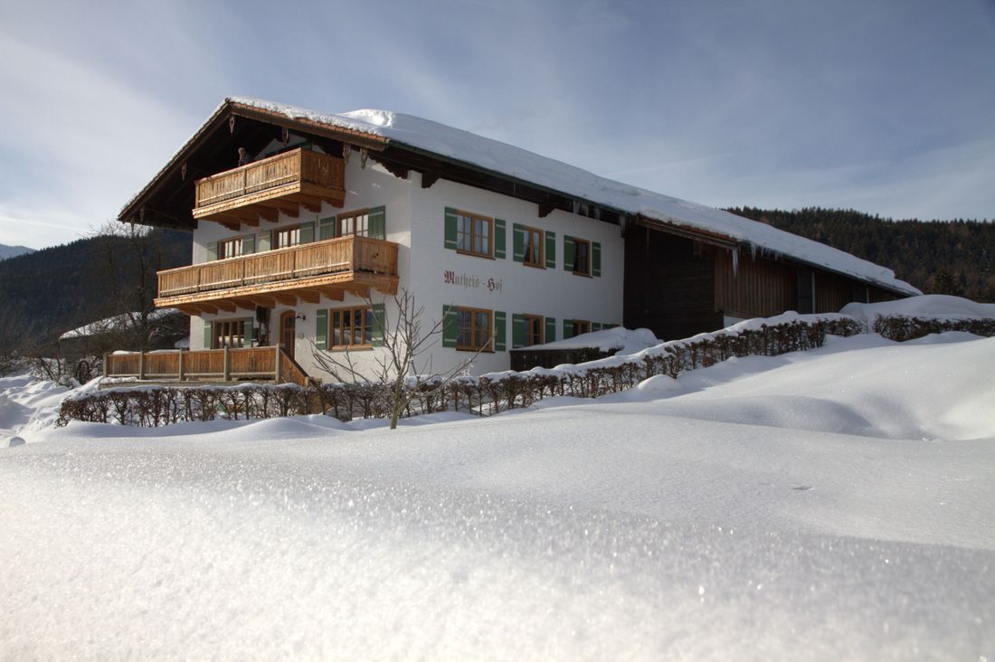 Unser Haus im Winter