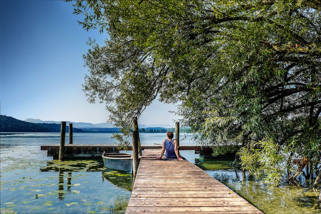 Tachinger See - Strandbad Tengling