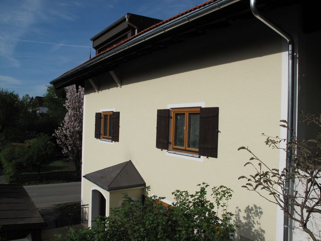 West view of the house