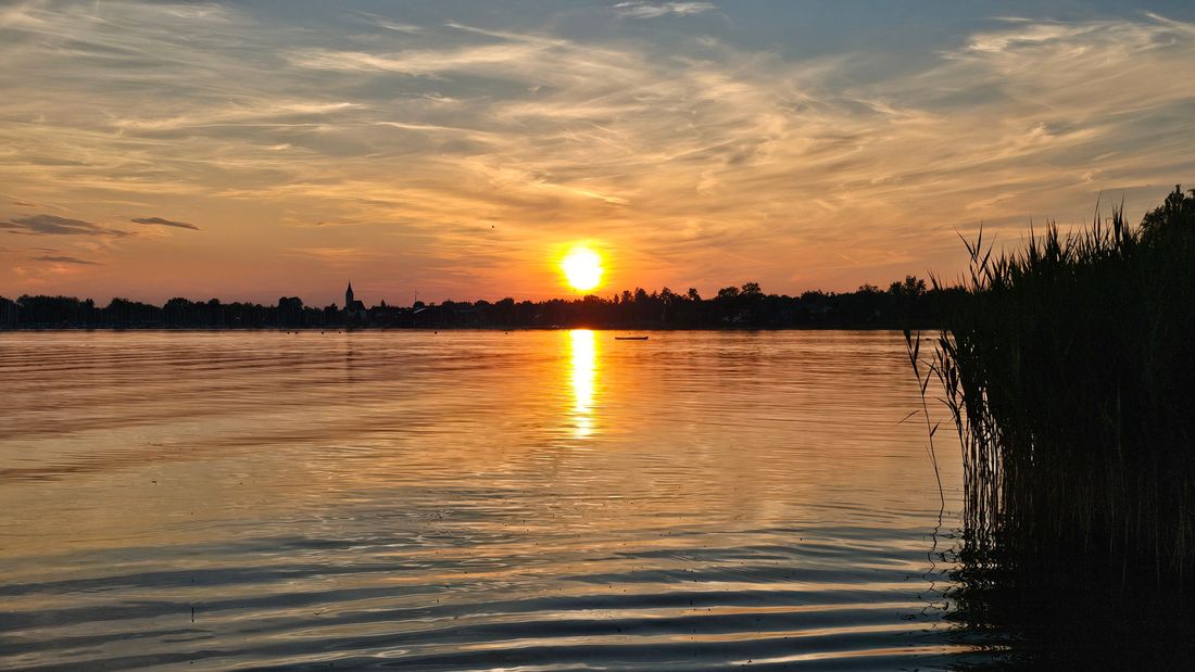 Seebruck sunset