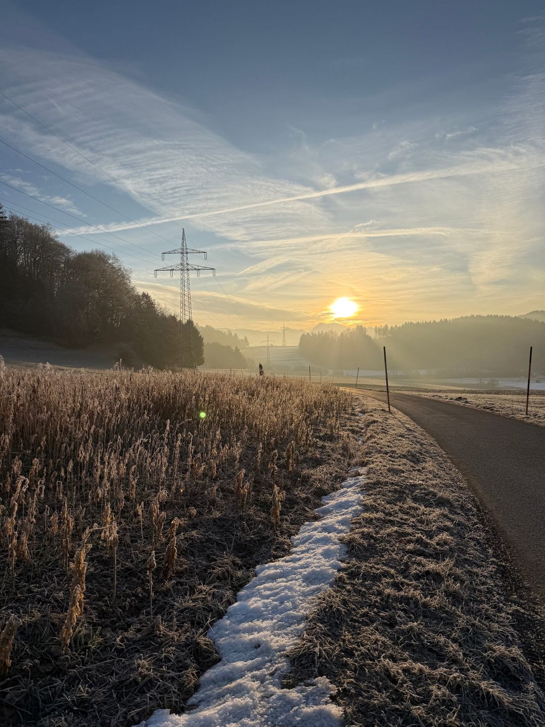 Spaziergang richtung Vachendorf