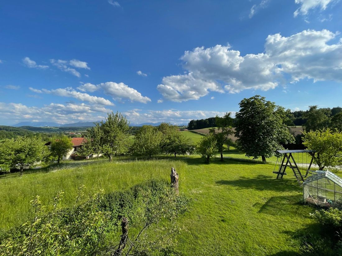 Blick vom Balkon