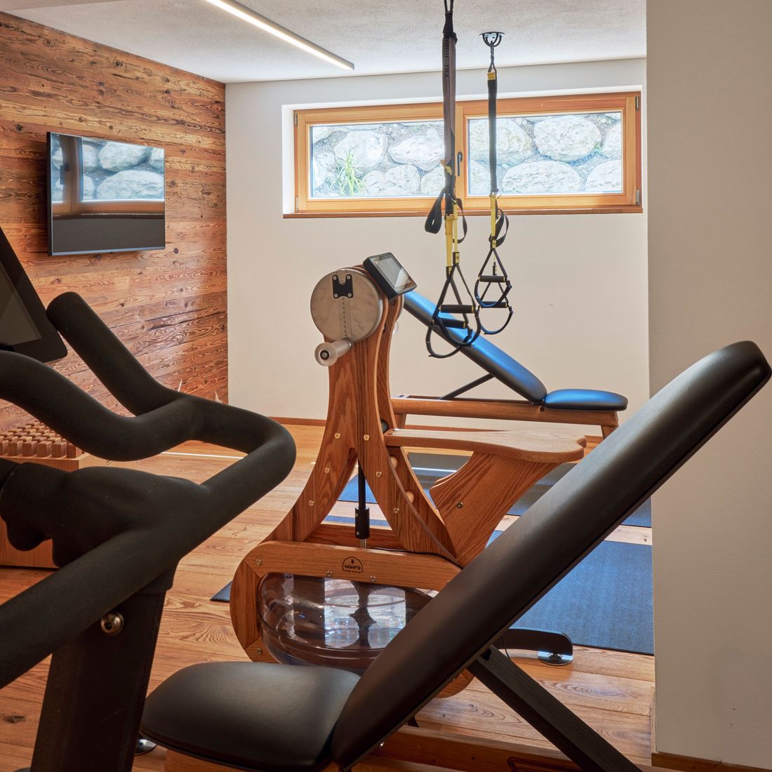designchalets auf 685 gipfelstürmer fitnessraum