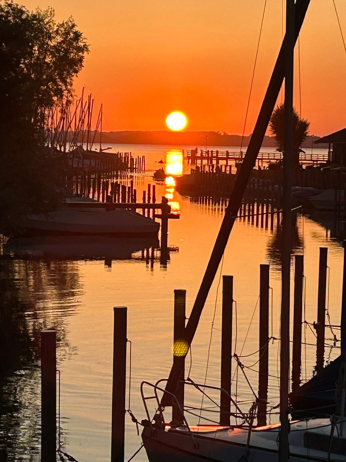 Sonnenuntergang am Chiemsee