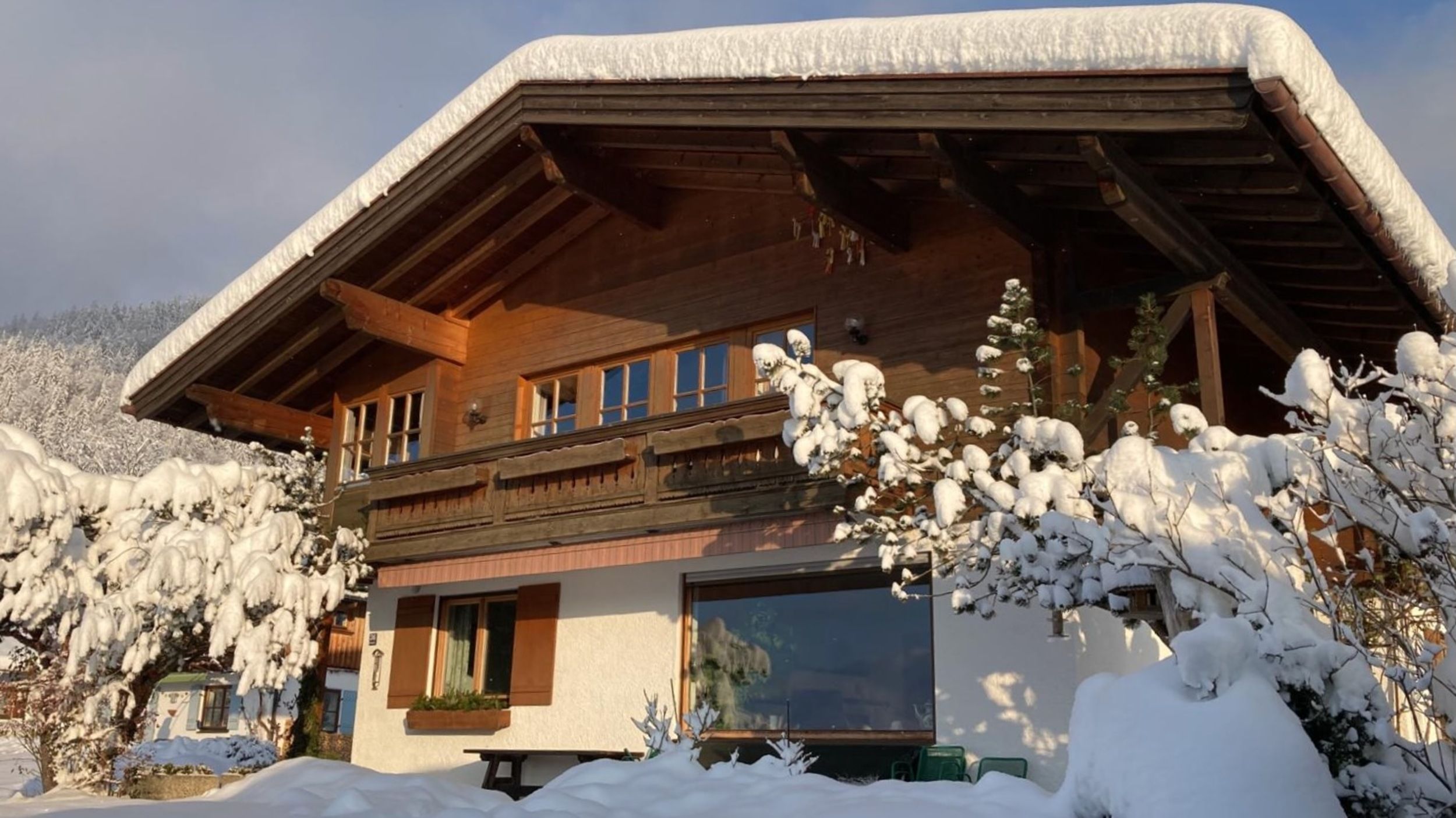 Haus Gneuss im Winter