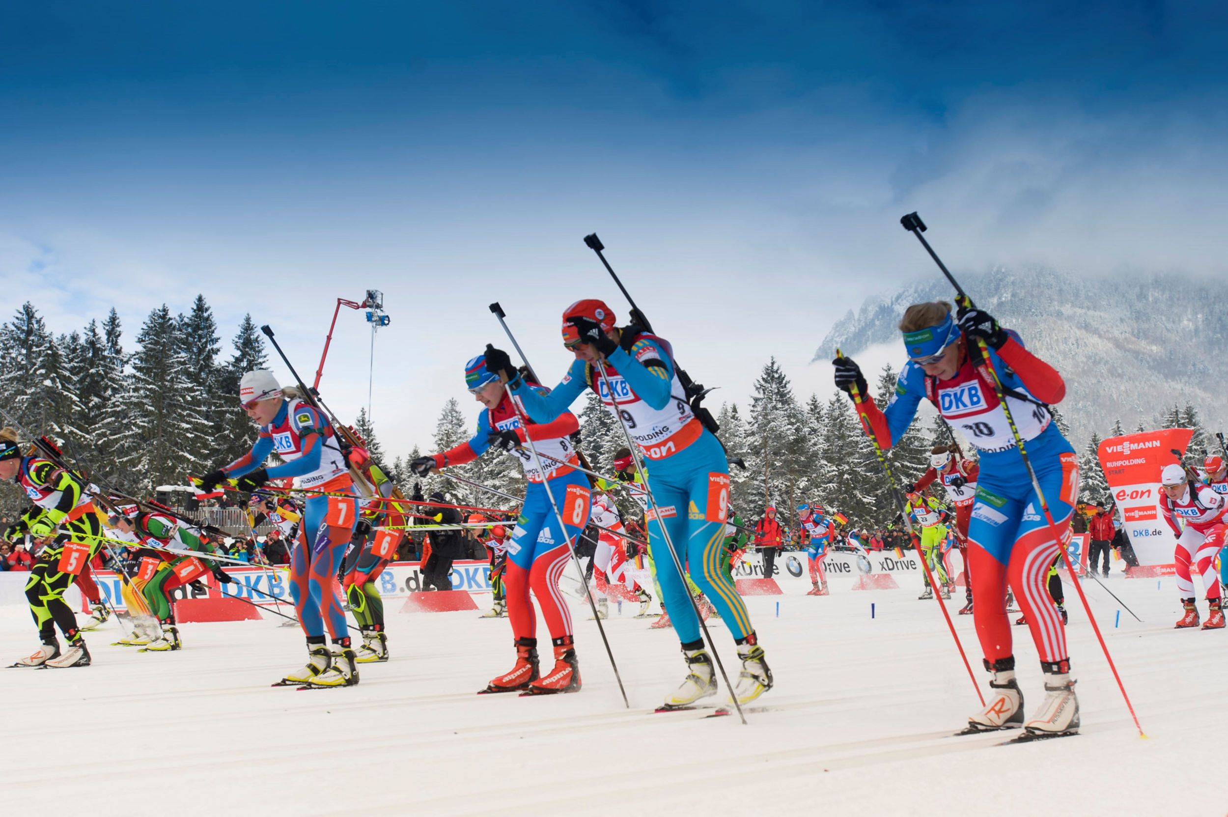 Massenstart Biathlon