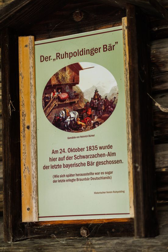 Gedenktafel zum letzten Bären