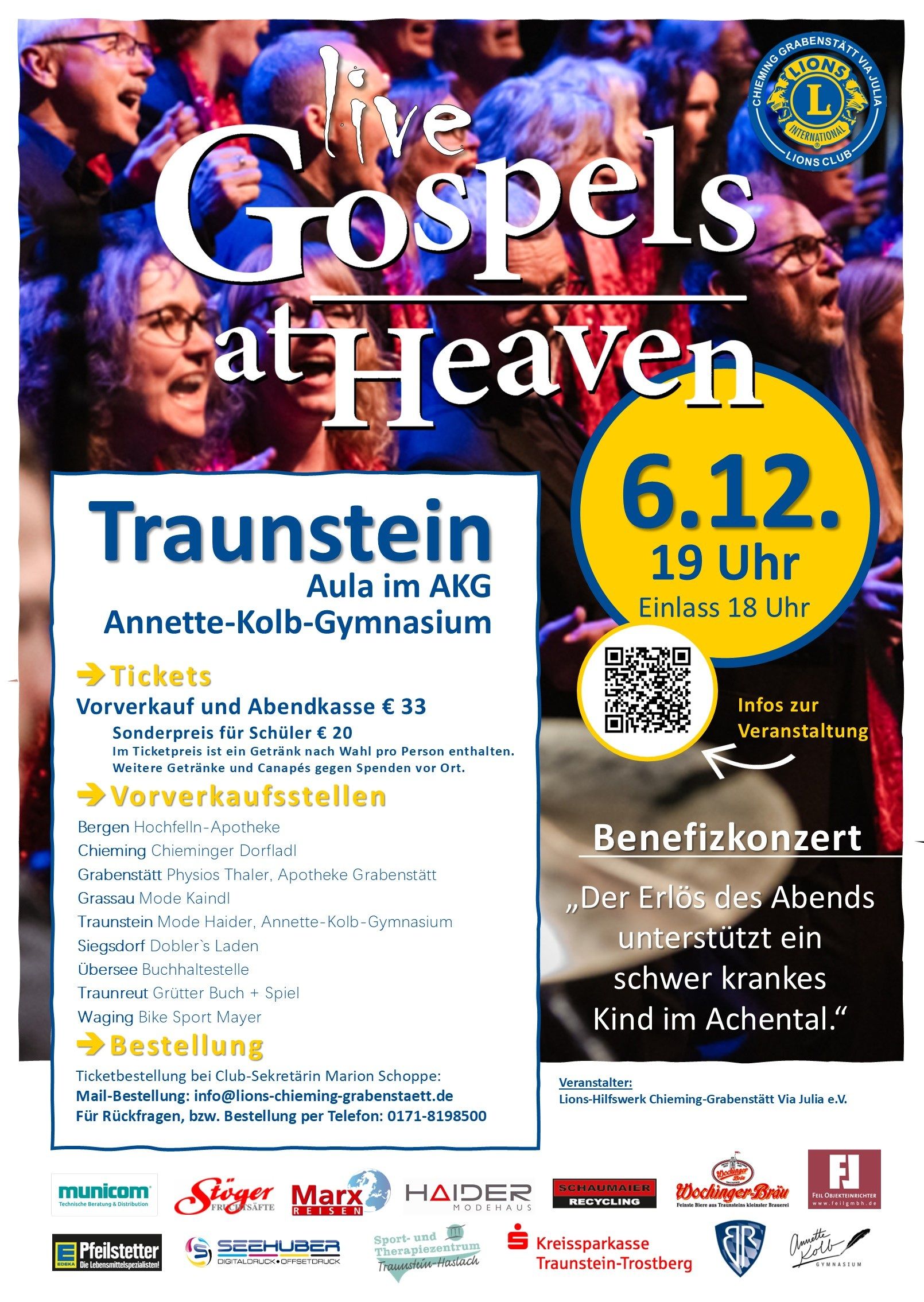 Flyer Gospels at Heaven 06.12.2025