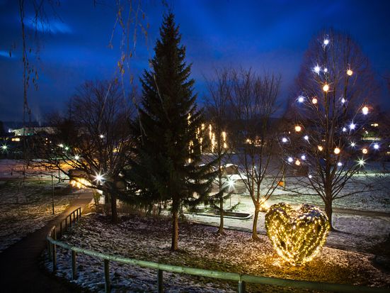 Kurparkbeleuchung in Waging am See