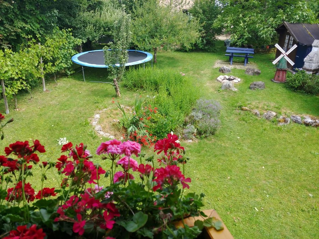 Blick vom Balkon