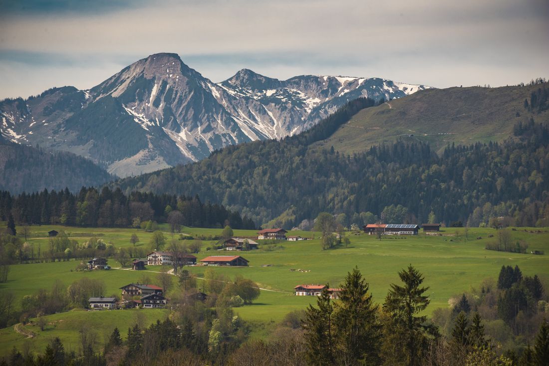 Blick auf Oberbichl
