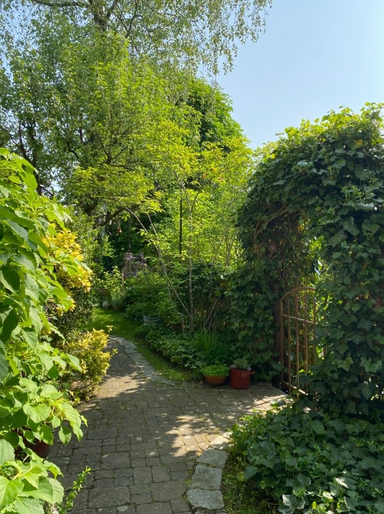 Zwischen Terrasse und Bach...