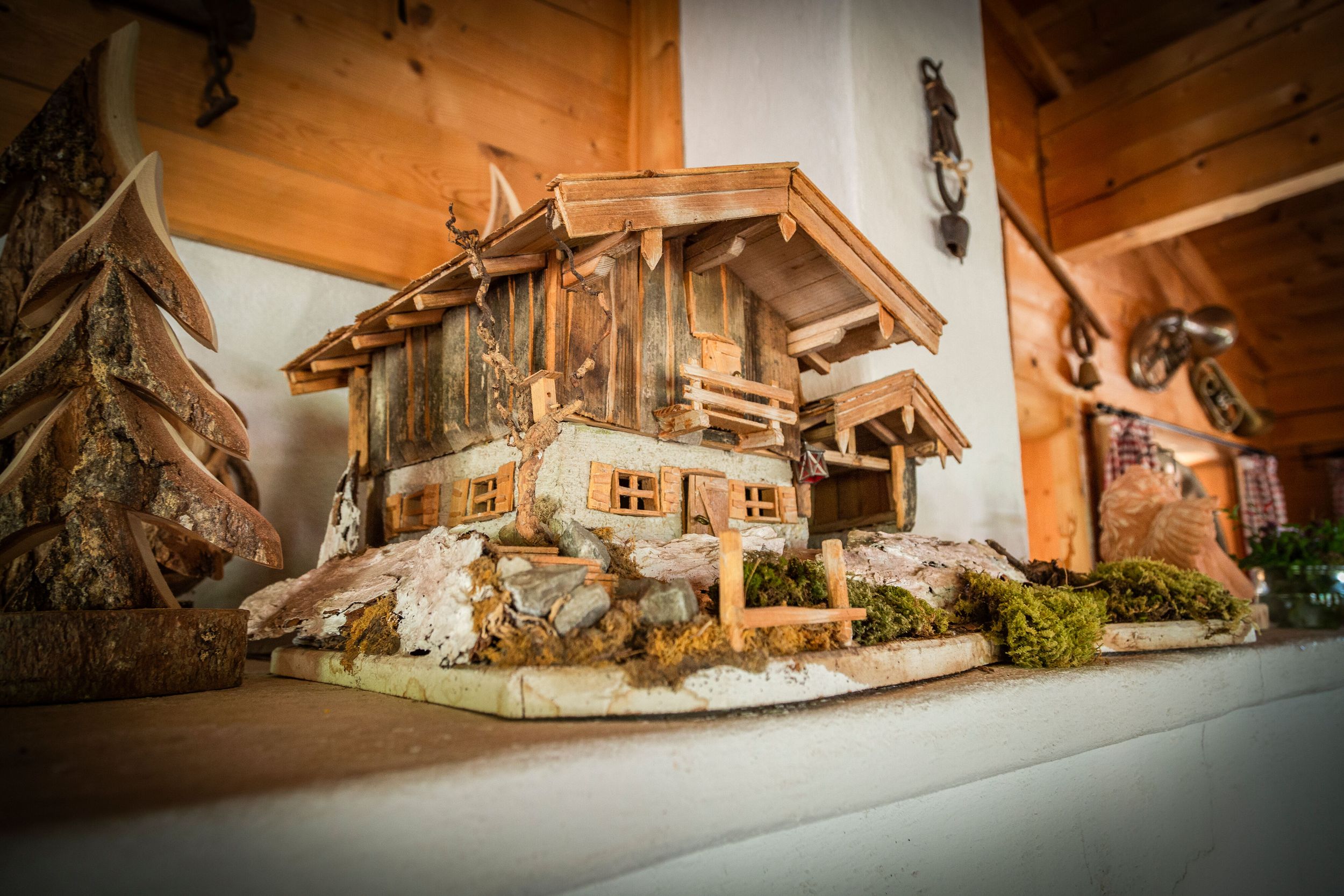 Eine Grippe in einer Hütte