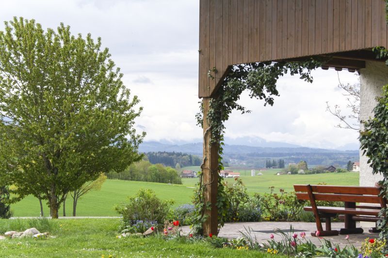 Aussicht vom Sitzplatz