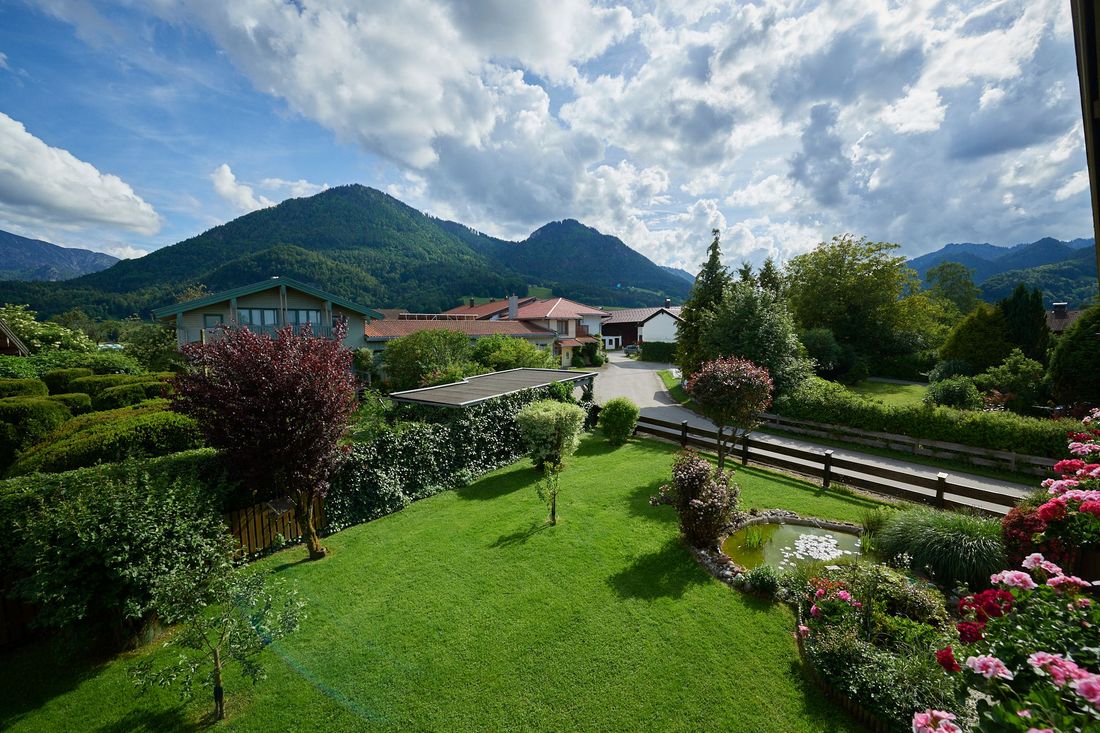 Balkon mit Ausblick auf den Unternberg