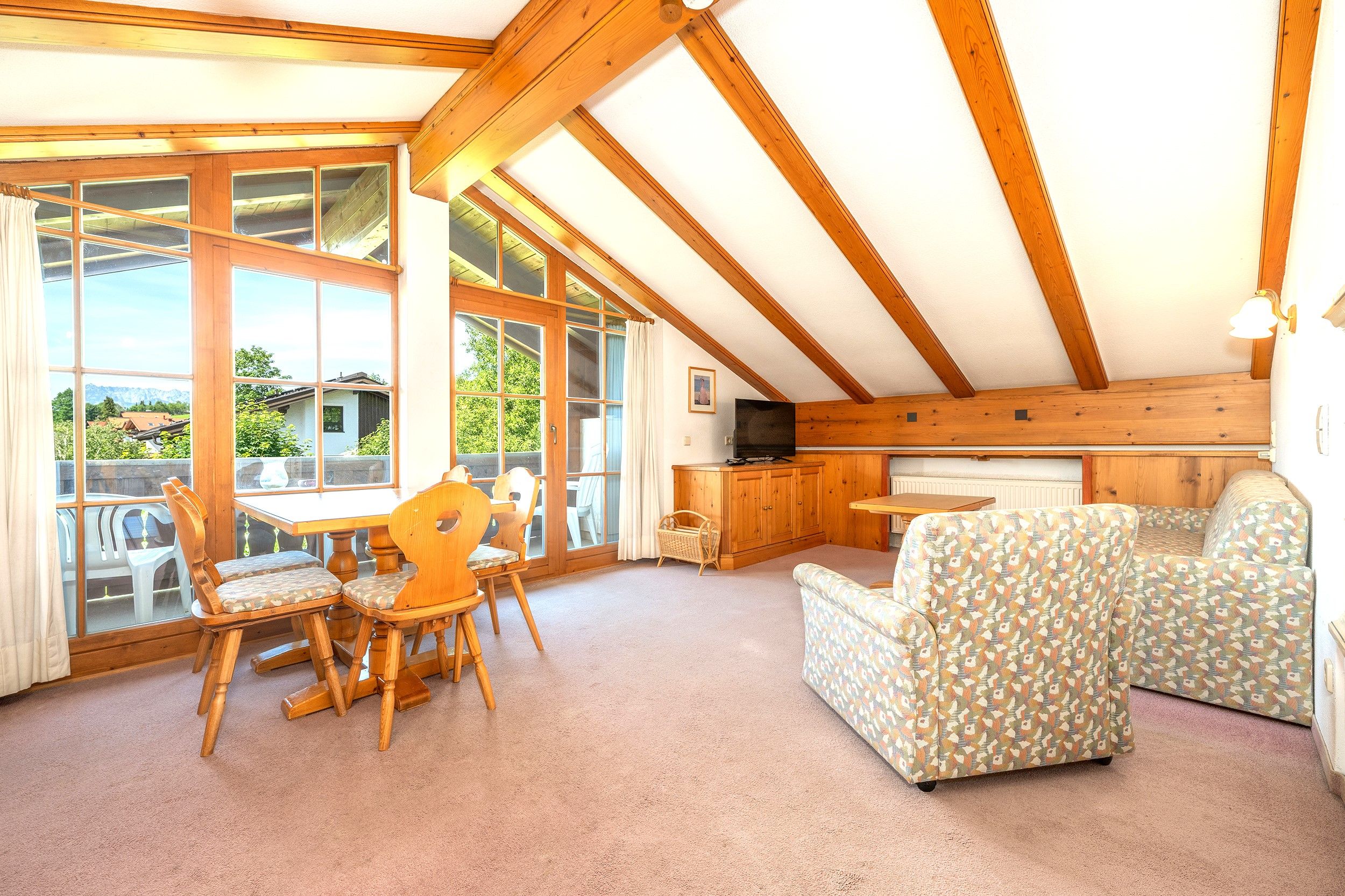 Wohnung "Alpendohle" im Dachgeschoss - mit tollem Bergpanorama