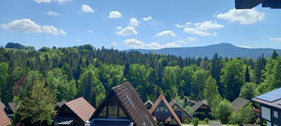 Panoramablick vom Balkon aus