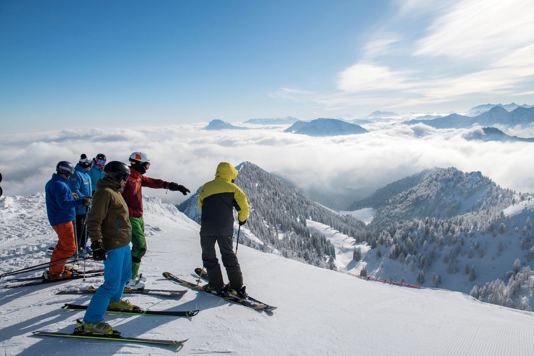 Skifahren auf dem Hochfelln