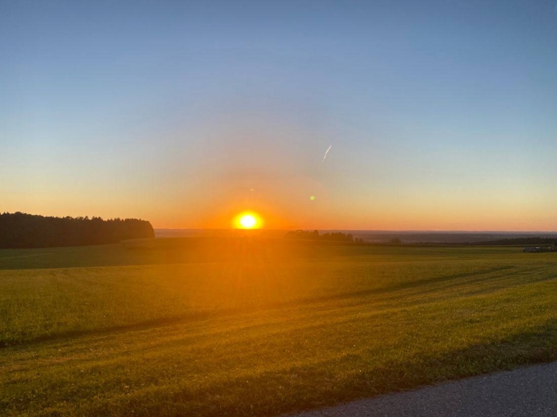 Von Hirschau Richtung Chiemsee