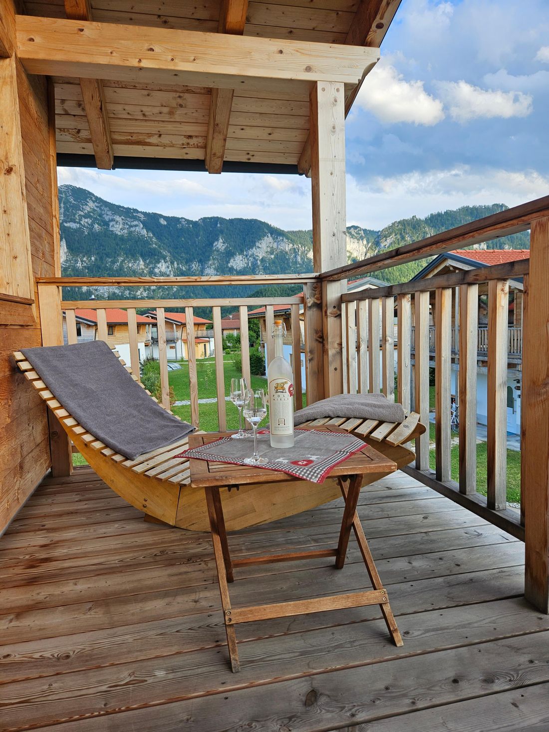 Ausblick vom Balkon