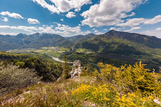 "Gipfel"Blick von der Gscheuerwand
