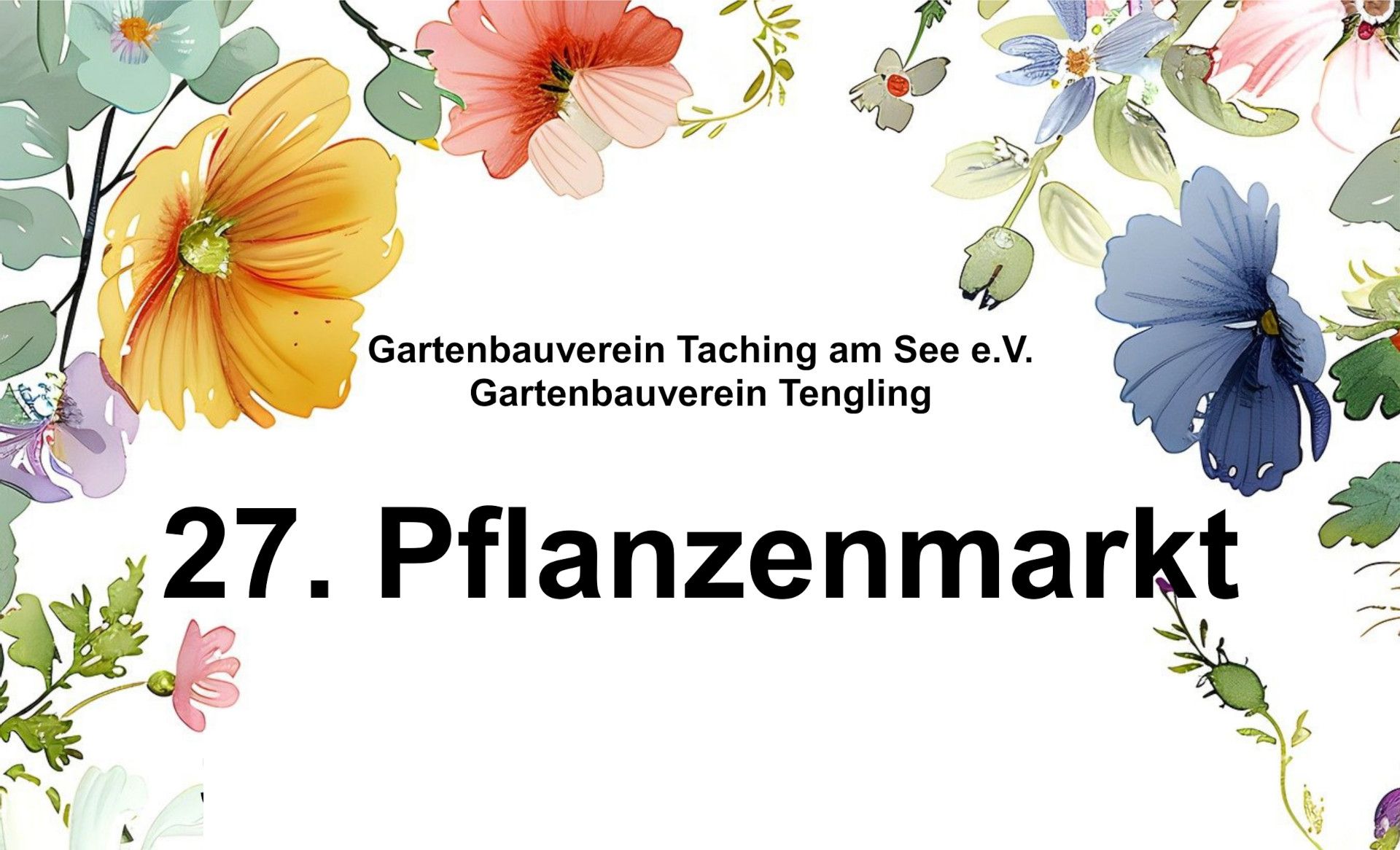 Pflanzenmarkt am Strandbad Taching