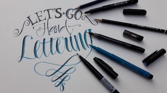 Workshop-Foto Handlettering