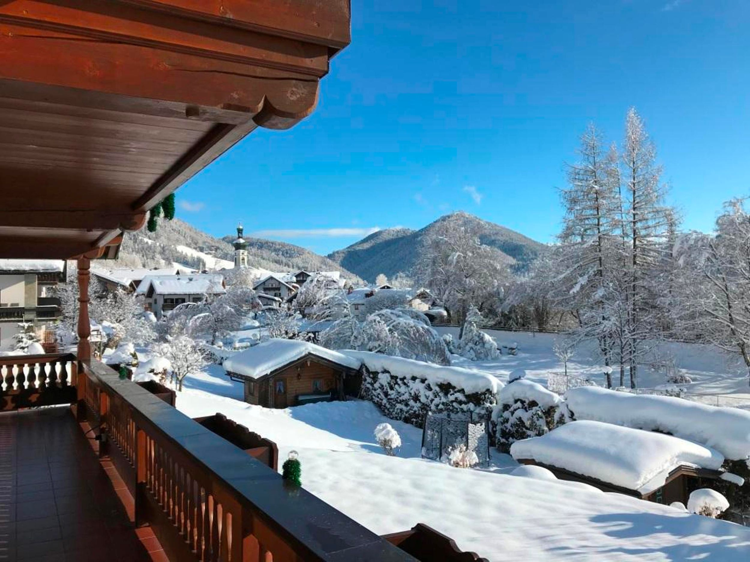 Aussicht vom Landhaus Franziskus in den Ort