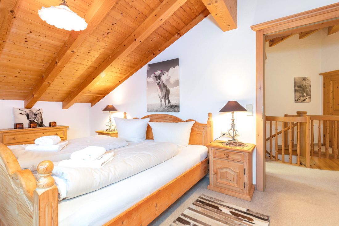 Erstes Schlafzimmer: Das "Kuhzimmer"