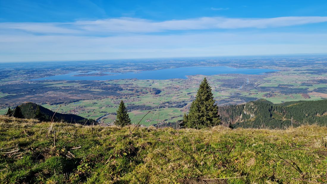 Blick Richtung Chiemsee