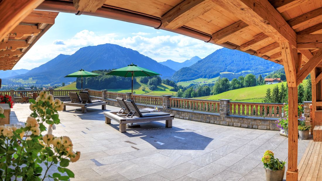 Terrasse mit herrlicher Aussicht