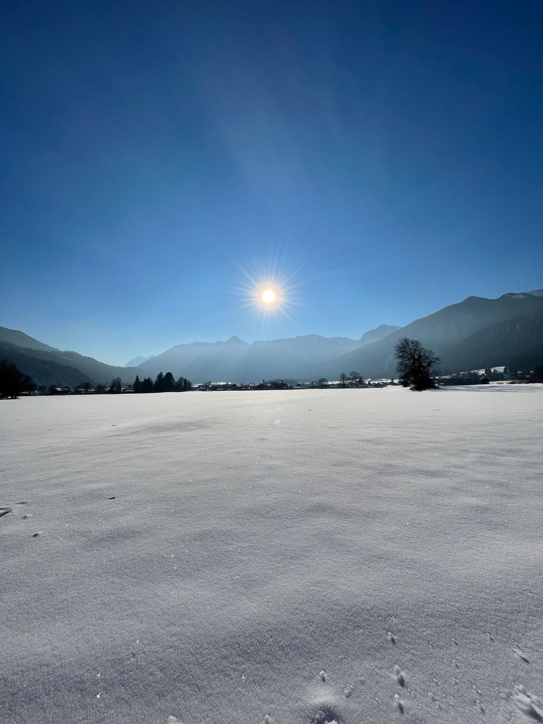 Winterpanorama Ache