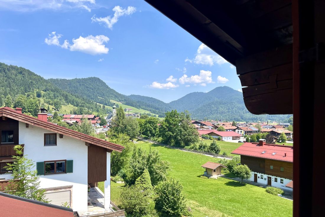 Ausblick von der Wohnung "Alpendohle"