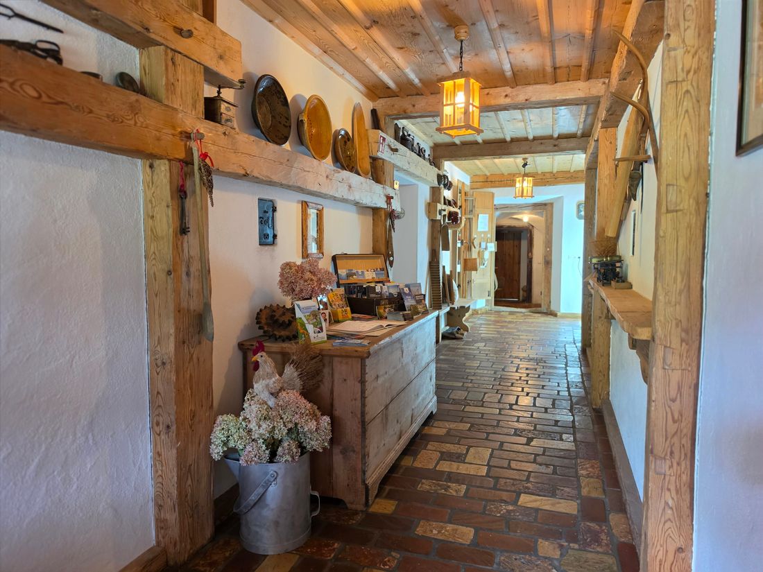 Eingangsbereich in der historischen Ödmühle