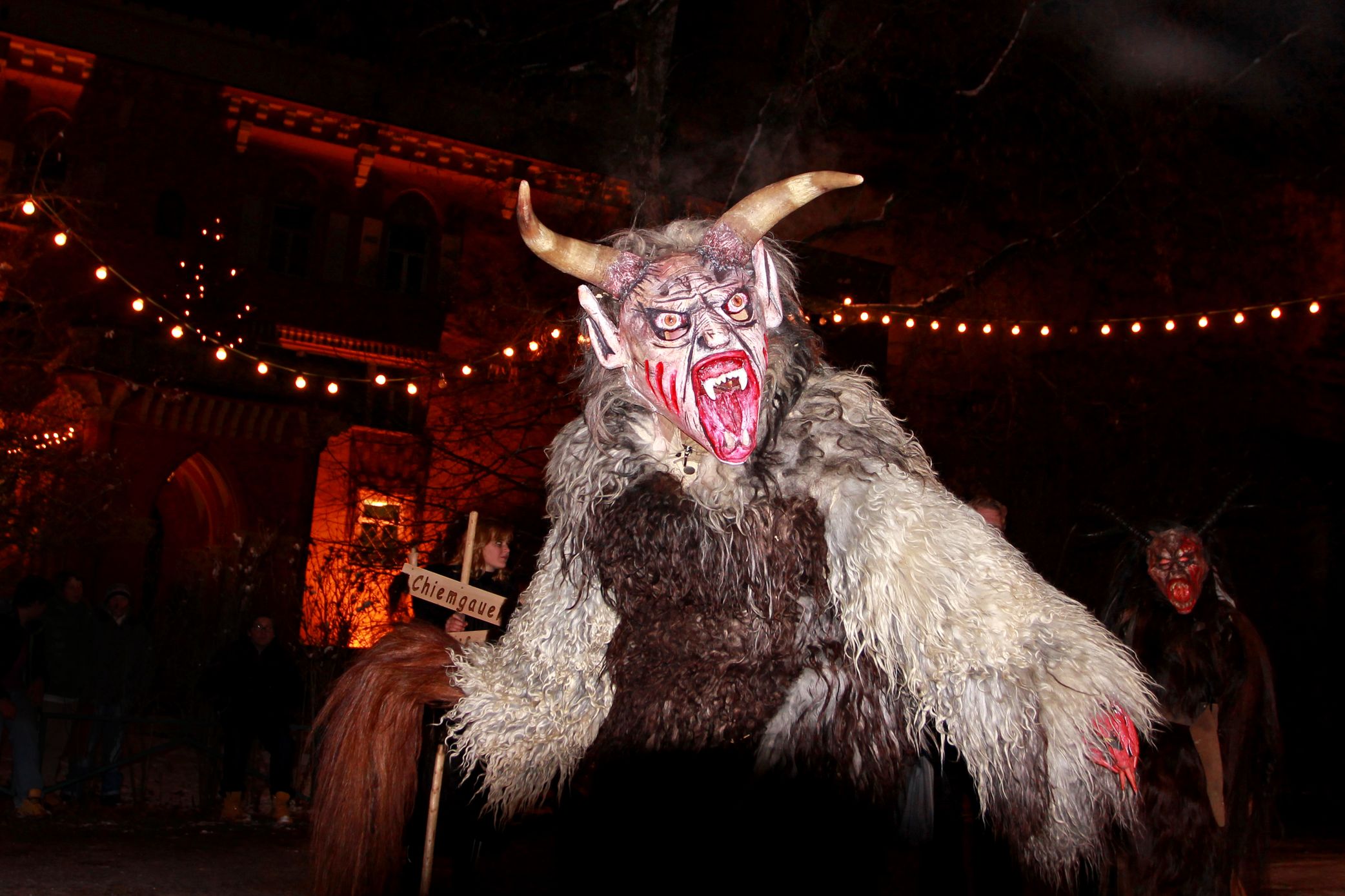 A Percht during the rough nights