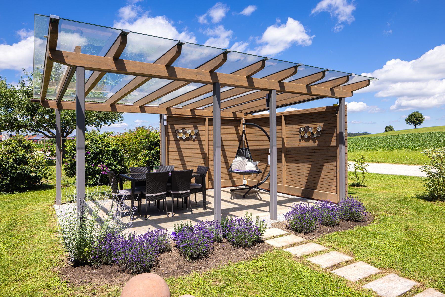 Überdachte Terrasse
