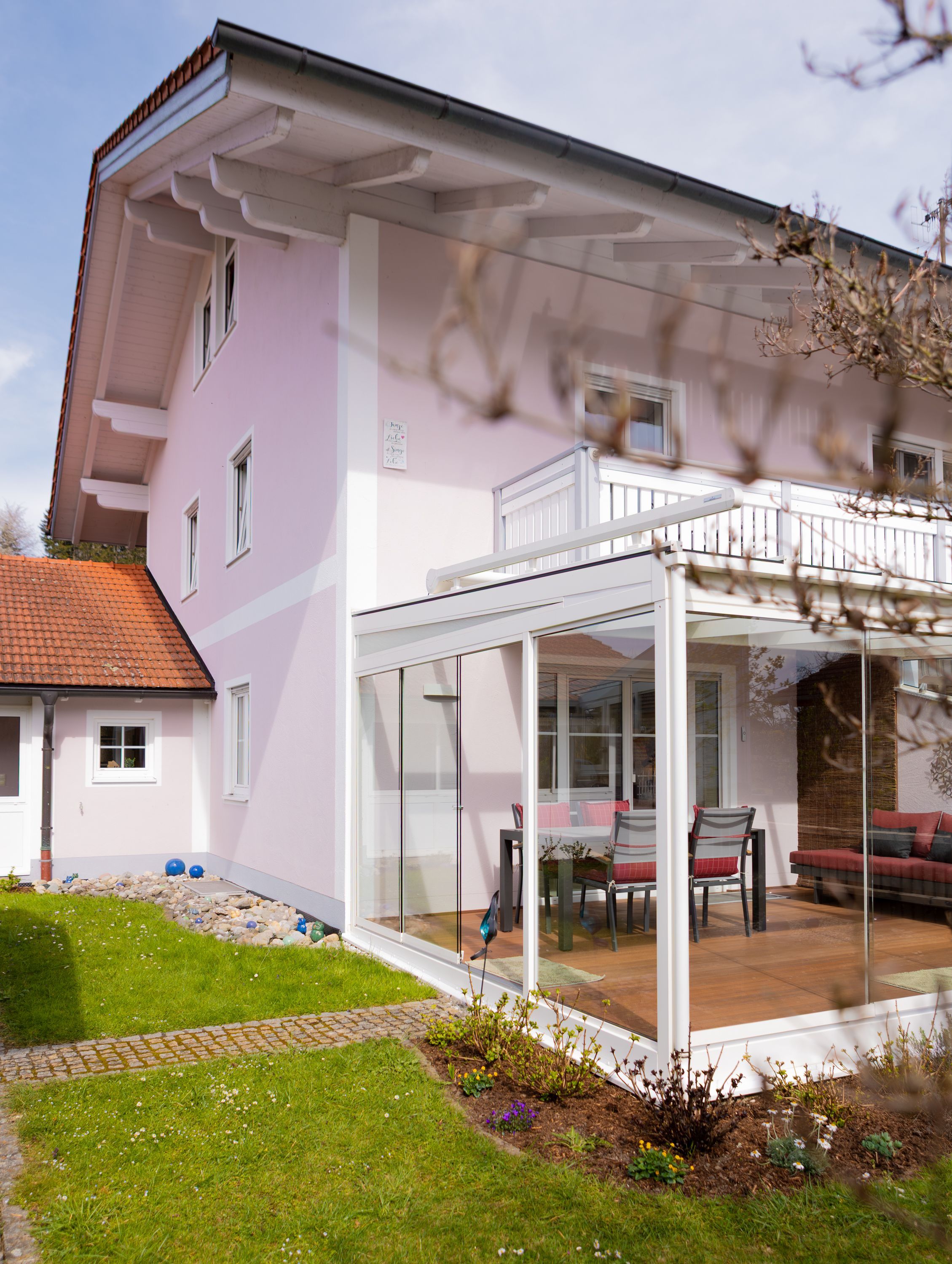 Haus mit Kaltwintergarten