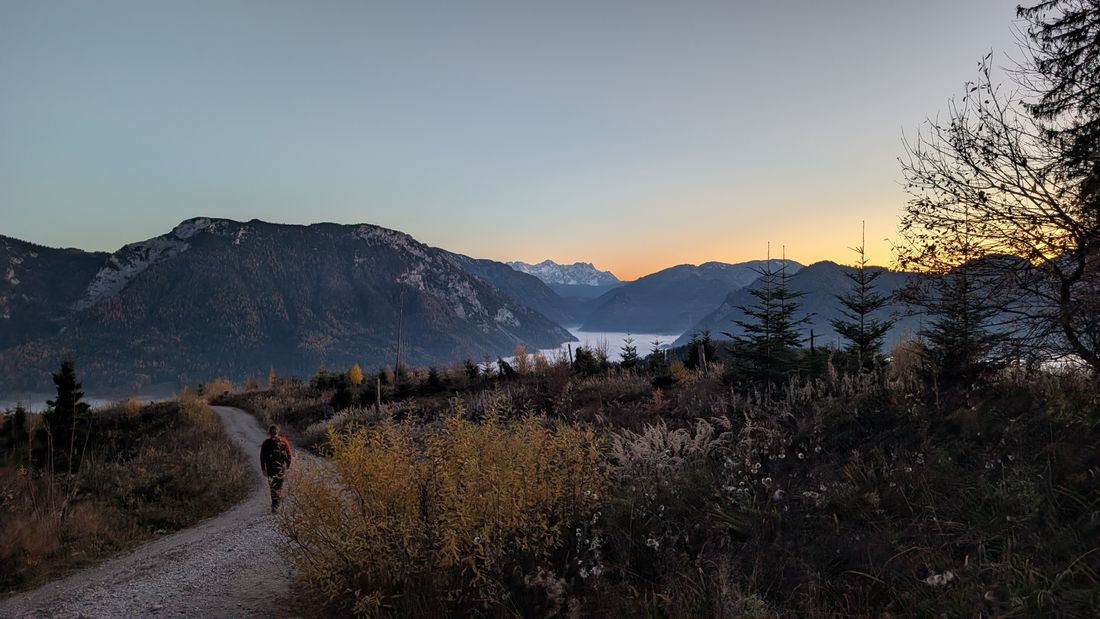 Blick auf die Loferer Steinberge