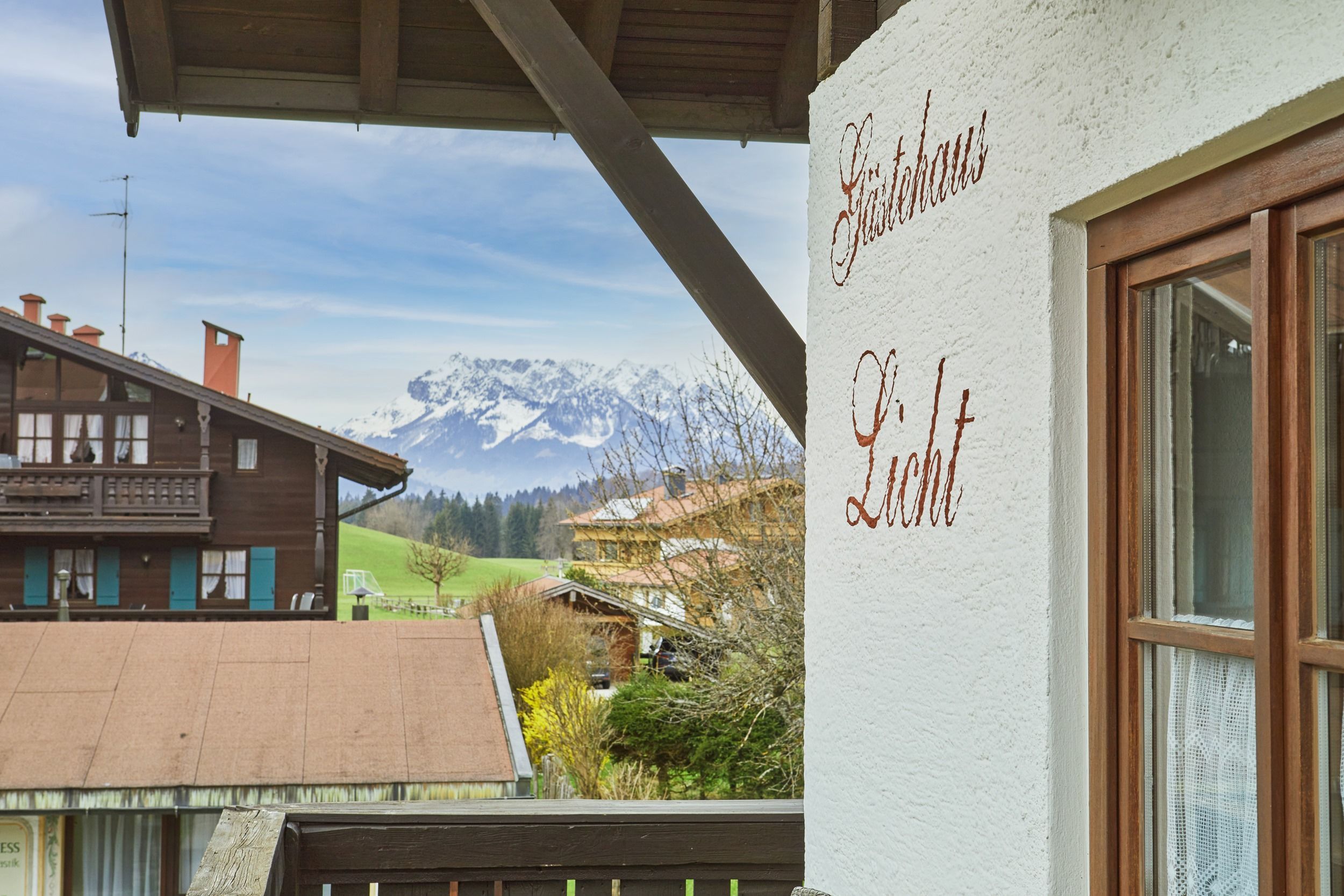 Blick auf den Zahmer Kaiser