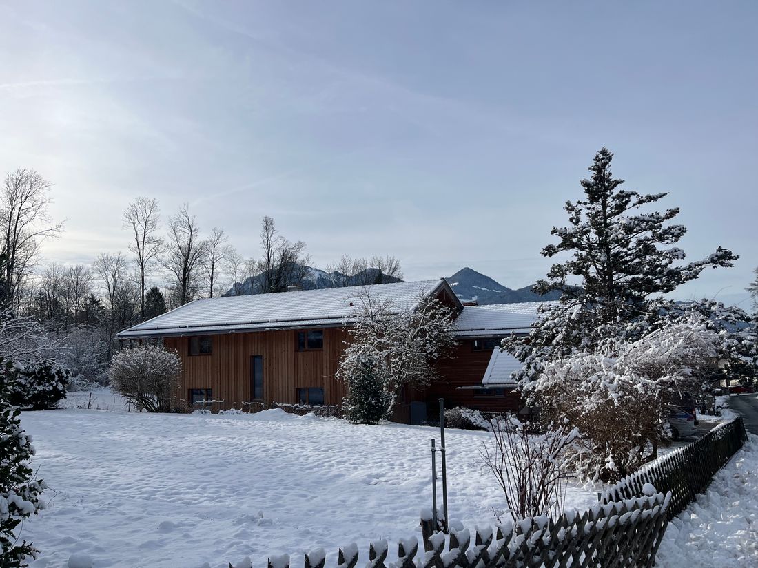 Haus im Winter