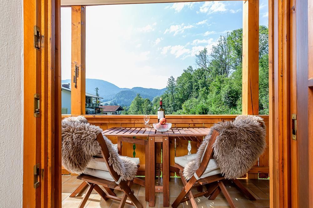 Ausblick mittlerer Balkon