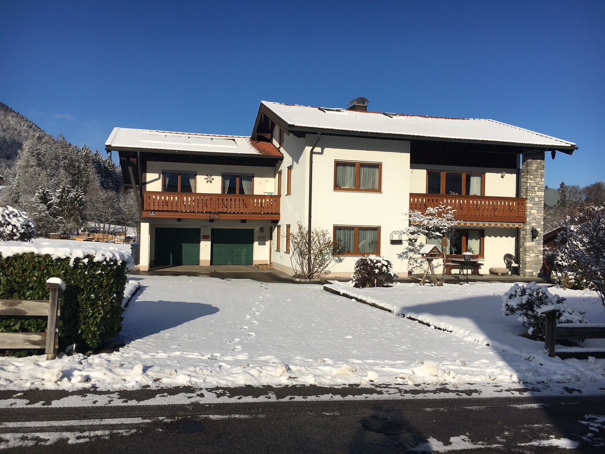 Haus Deininger im Winter