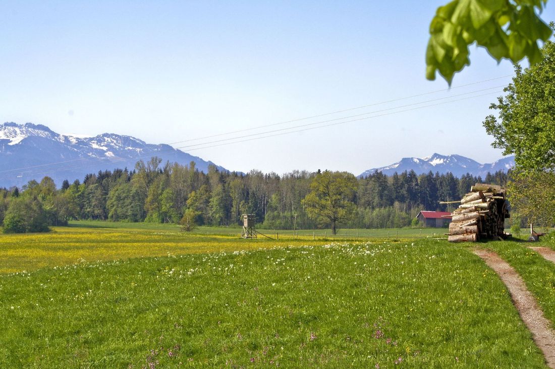 Herrliches Panorama und Wandermöglichkeiten um den Hof