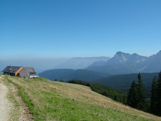 Blick auf die Stoißer Alm