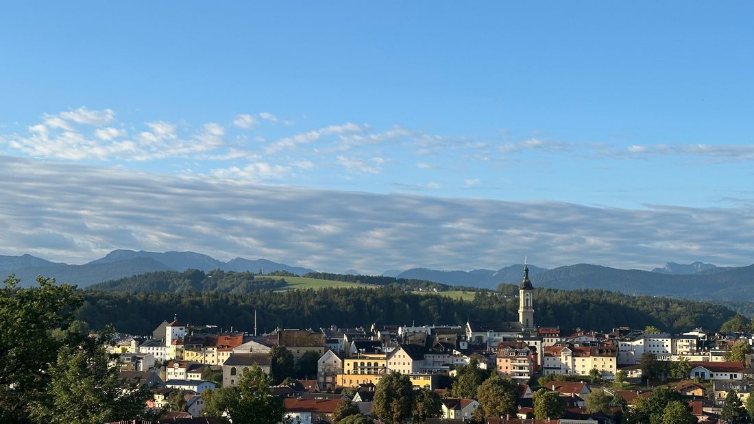 Traunstein mit Hochberg