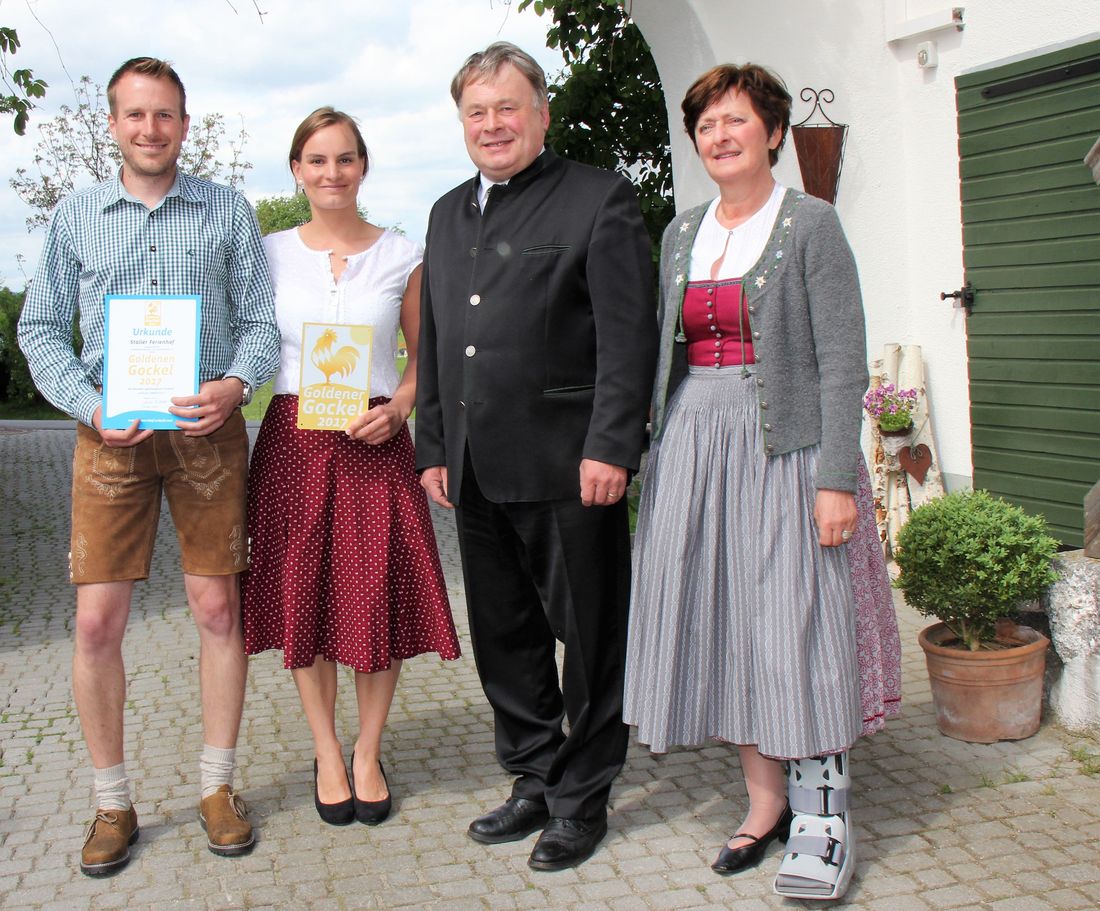 Auszeichnung "Goldener Gockel 2017"