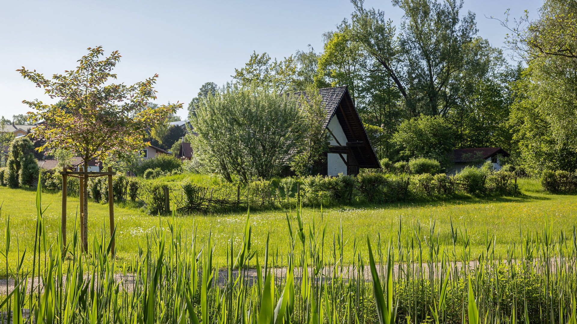 Baiuvarenhaus im Waginger Kurpark
