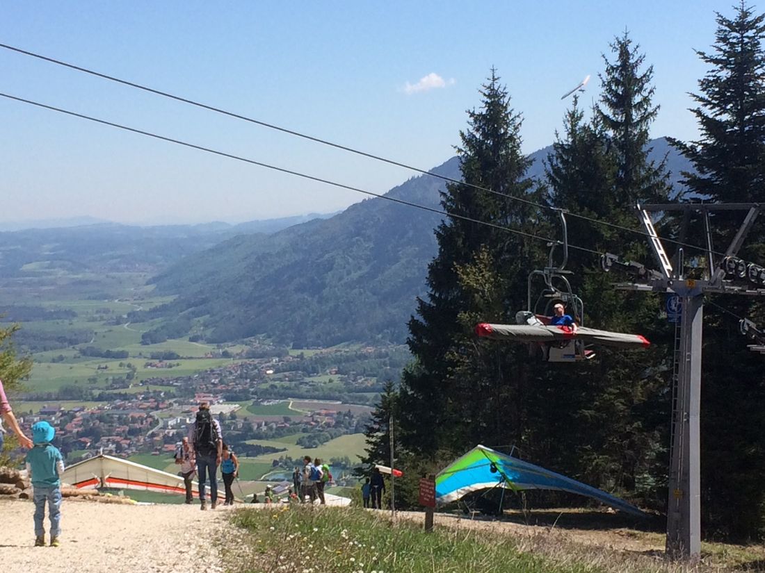 An der Bergstation der Hochplattenbahn