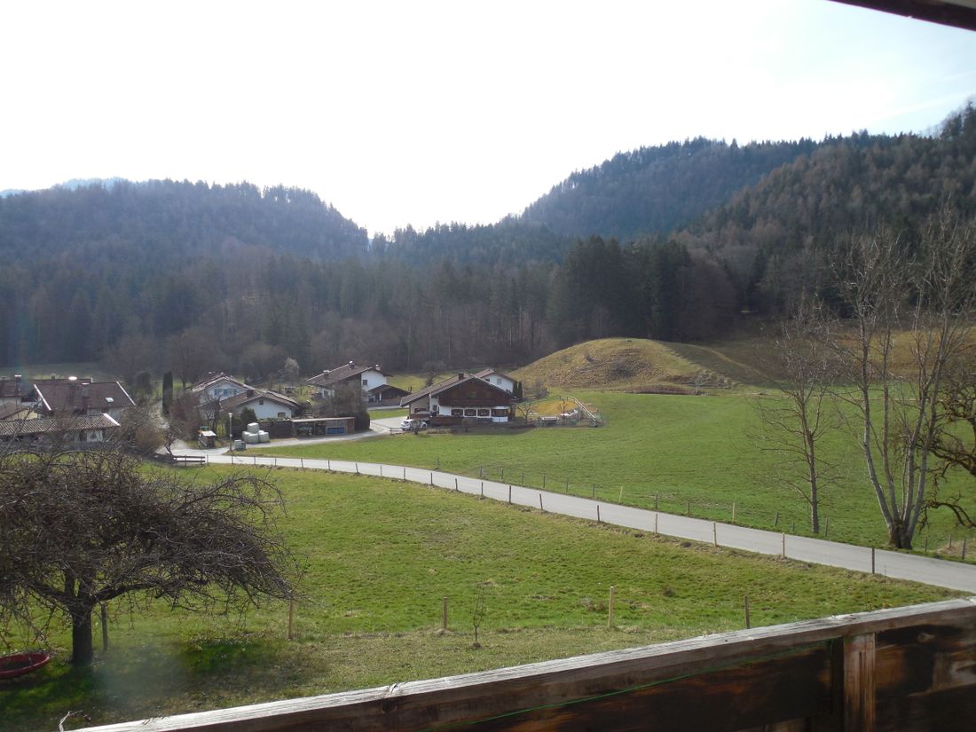 Blick vom Balkon